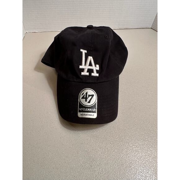 Los Angeles Dodgers ('47 Brand) MLB MVP Hat Adjustable Black - Picture 1 of 5